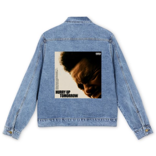 Discover Top Weeknds Hurry Up Tomorrow 2025 Men's Denim Jackets,gift for fans