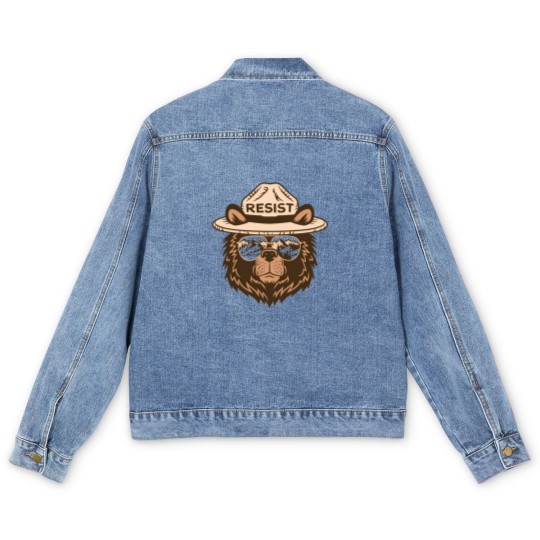 Discover Alt National Park Service Resist - bear resistance resist Men's Denim Jackets