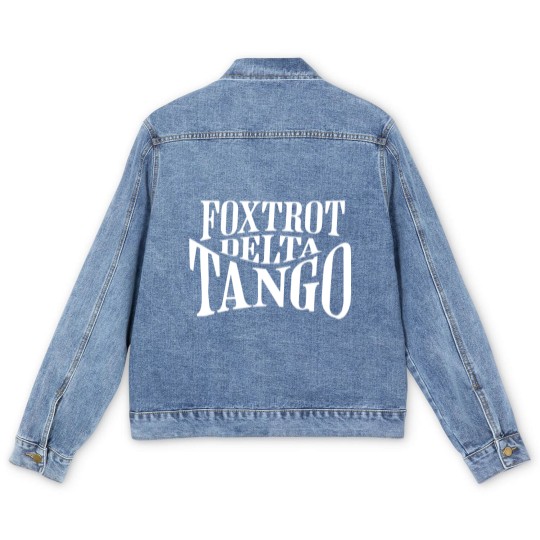 Discover Foxtrot Delta Tango Subtle FDT Men's Denim Jackets