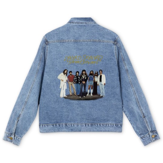 Discover Lynyrd Skynyrd Men's Denim Jackets, Street Survivors Gary Rossington Collins Men's Denim Jackets