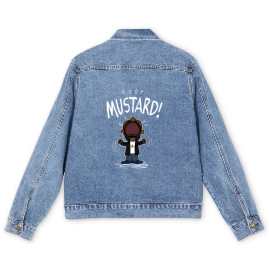Discover Kendrick Lamar Mustard Mene Men's Denim Jackets, Kendrick Lamar Men's Denim Jackets