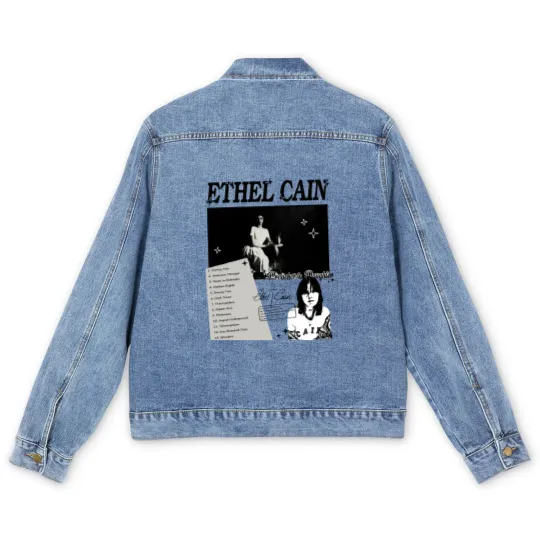 Discover 90 Ethel Cain,The Blood Stained Blonde Tour, Ethel funny Cain Men's Denim Jackets