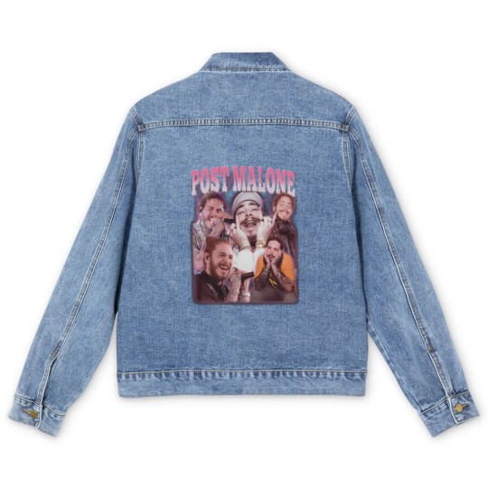 Discover Post Malone Vintage Men's Denim Jackets, Post Malone Tees