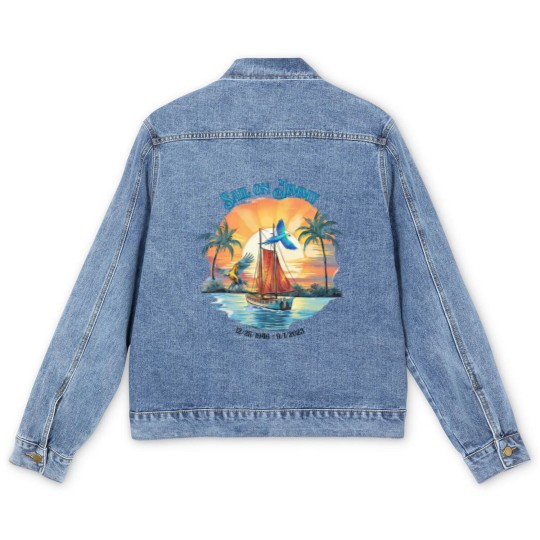 Discover Jimmy Buffett Memorial Men's Denim Jackets, Jimmy Buffett Quote Men's Denim Jackets, Rock Music Men's Denim Jackets