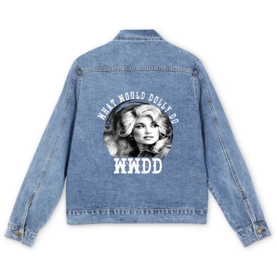 Discover WWDD - What Would Dolly Do Men's Denim Jackets Men's Denim Jackets