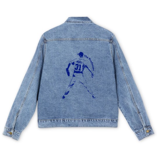 Discover Greg Maddux The Professor Men's Denim Jackets