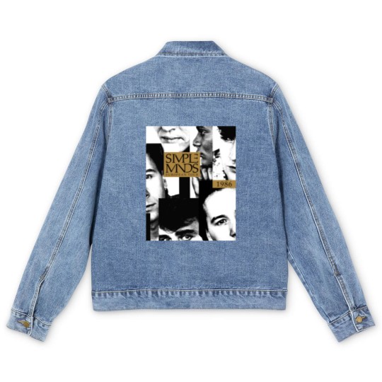 Discover Simple Minds - Once Upon A Time European Tour 1986 Men's Denim Jackets