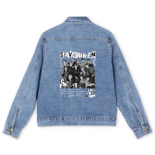Discover Vintage Seventeen Men's Denim Jackets. Seventeen Album Men's Denim Jackets