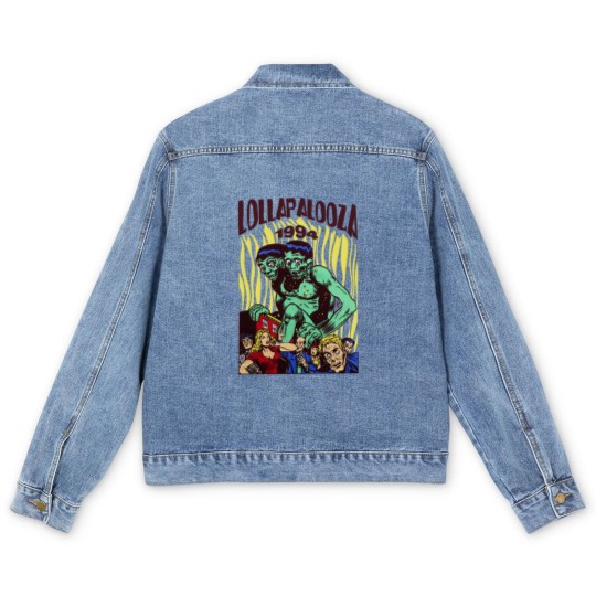 Discover Vintage 1994 Lollapalooza Tour Men's Denim Jackets