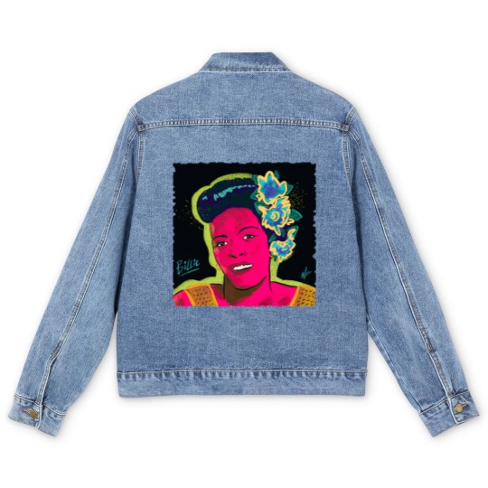 Discover Billie - Billie Holiday - Men's Denim Jackets