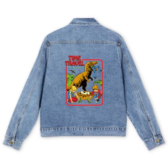 Discover Time Travel For Beginners Men's Denim Jackets