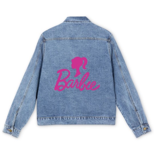 Discover Barbie Doll 2023 Men's Denim Jackets, Barbie V3 Men's Denim Jackets, Vintage Doll Men's Denim Jackets