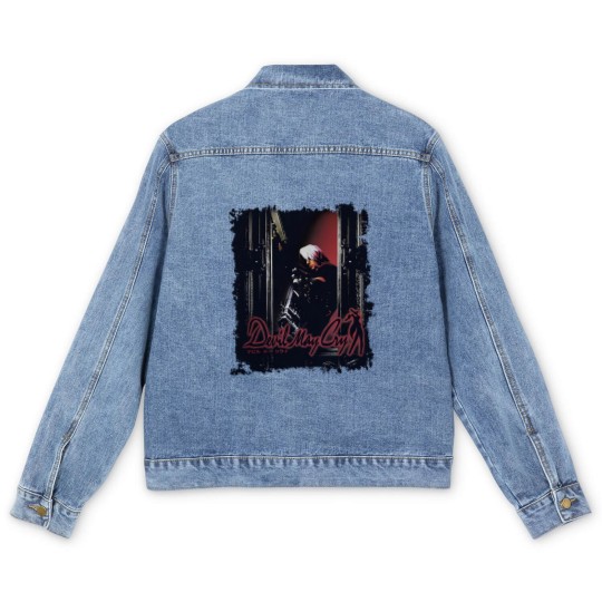 Discover Retro PS2 Devil May Cry - Vintage Y2K Video Game Men's Denim Jackets