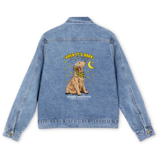 Discover Simply Southern When It s Dark Look for The Stars Men's Denim Jackets