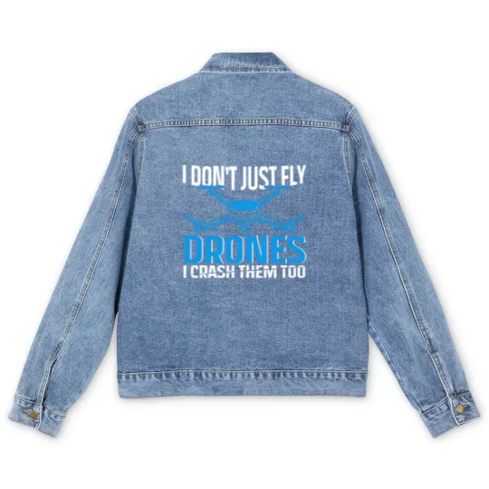 Discover drone Design for rc pilot | drones Men's Denim Jackets