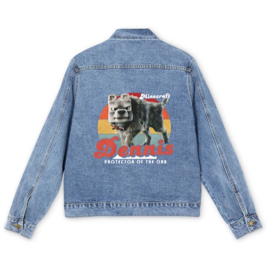 Discover Kids Minecraft Men's Denim Jackets, Dennis Men's Denim Jackets for Gamers