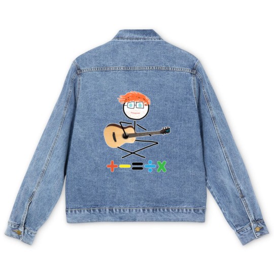 Discover Funny Sheeran Onesies, the Mathematics Tour Onesies, Ed Shee Concert Onesies Men's Denim Jackets