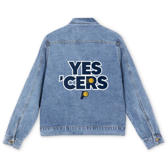 Discover Vintage Yes 'Cers Design Funny Vintage Yes 'Cers  Unisex Men's Denim Jackets