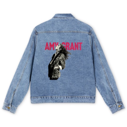 Discover Discover Cool Amy Grant Mens Fashion T  Cotton Men's Denim Jackets s Short Sleeve Men's Denim Jackets