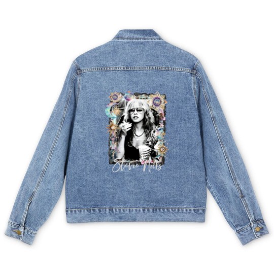 Discover Stevie Nicks Men's Denim Jackets Gypsy Men's Denim Jackets Bella Canvas Men's Denim Jackets Gift For Her Stevie Nicks Fan Concert