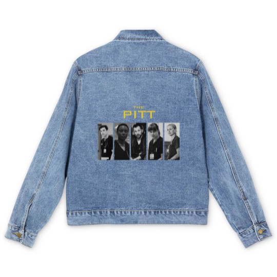 Discover The PITT Men's Denim Jackets, Tv Series, The Pitt Tv Show, Noah Wyle Men's Denim Jackets, Dr. Robbie Men's Denim Jackets
