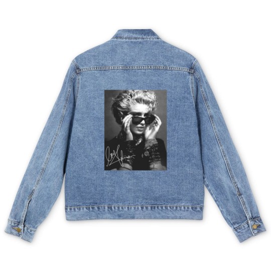 Discover Madonna 2024 Tour Men's Denim Jackets, Madonna Fan Gift Men's Denim Jackets