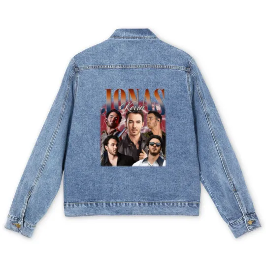 Discover Kevin Jonas Men's Denim Jackets, Vintage 90s Kevin Jonas Men's Denim Jackets, Kevin Jonas