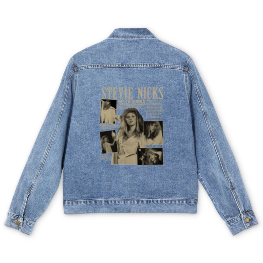 Discover Stevie Nicks Album Vintage Men's Denim Jackets, Stevie Nicks Men's Denim Jackets Men's Denim Jackets, Vintage Stevie Nicks Men's Denim Jackets