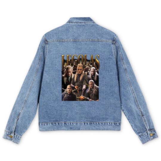 Discover Legolas Men's Denim Jackets, Lord of the Rings Men's Denim Jackets, Orlando Bloom Men's Denim Jackets