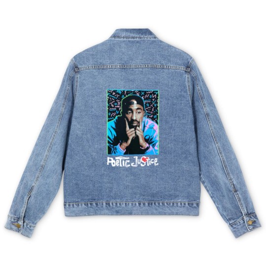 Discover Tupac Shakur Poetic Justice Black Men's Denim Jackets - NWT