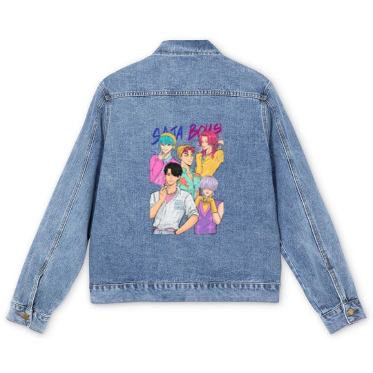Discover Saja Boy Unisex 2025 Multicolor Men's Denim Jackets
