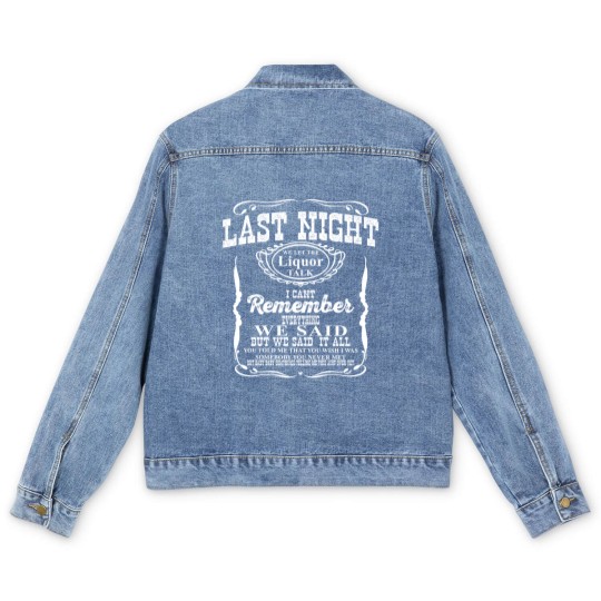 Discover Last Night Morgan WaIIen Men's Denim Jackets