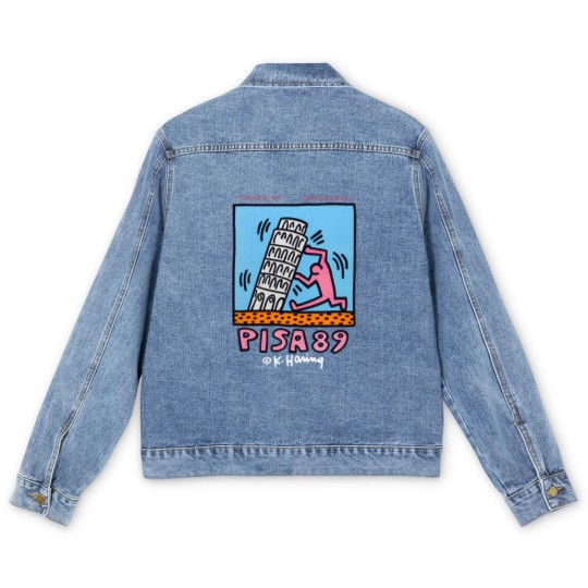 Discover Keith Haring Pisa 89 Men's Denim Jackets
