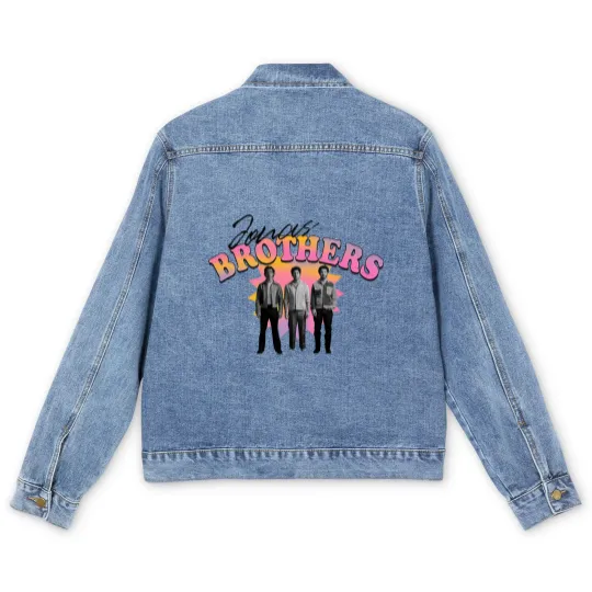 Discover Jonas Brothers Weve Been on Pink - Jonas Brothers Merch Men's Denim Jackets