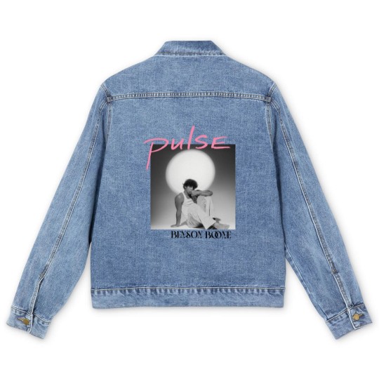 Discover Benson Boone New Song Pulse Retro Fanshionable Men's Denim Jackets