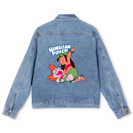 Discover Lilo Hawaiian Punch Men's Denim Jackets, Hawaiiann Punch Lilo And Myrtle Men's Denim Jackets, Magicc Kingdom Men's Denim Jackets