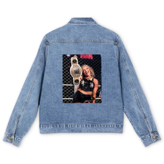 Discover Liv Morgan Wrestling Entertainment Gift For Fan Men's Denim Jackets