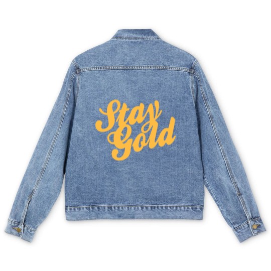 Discover Stay Gold - Outsiders Men's Denim Jackets