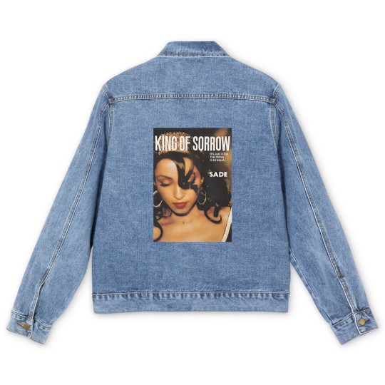 Discover Sade, KING of SORROW! Janet Jackson, erykah badu, sza Men's Denim Jackets