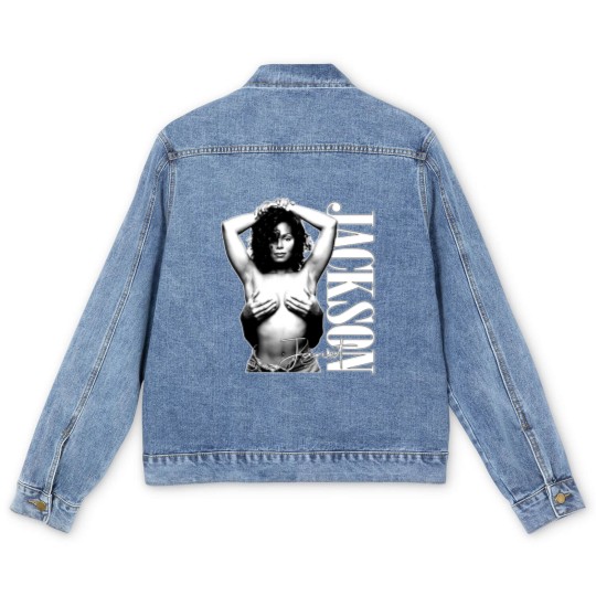 Discover Janet Jackson Concert Tour Men's Denim Jackets, Vintage Janet Jackson Men's Denim Jackets