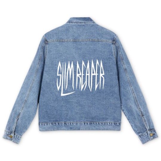 Discover Kevin Durant Slim Reaper Basketball Men's Denim Jackets - Slam Reaper Style