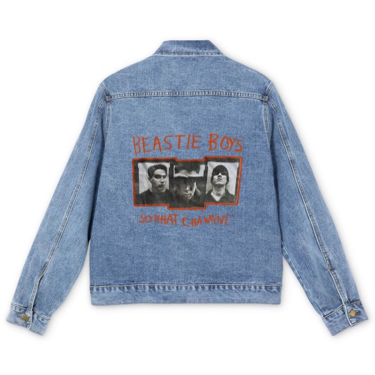 Discover BEASTIE BOYS So What Cha Want Men's Denim Jackets, Beatie Boys Men's Denim Jackets