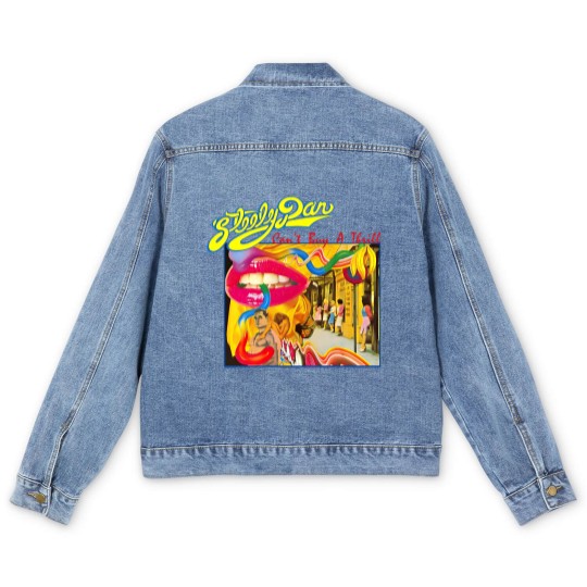 Discover Steely Dan Rock Band Vintage Men's Denim Jackets Retro Steely Dan