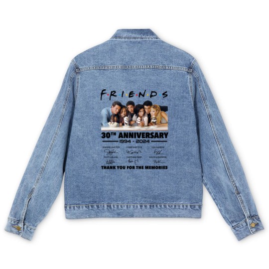 Discover Friends 30th Anniversary 1994 - 2024 Thank You Men's Denim Jackets
