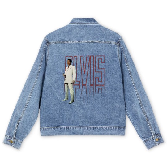 Discover Elvis Presley - White Suit Adult Men's Denim Jackets