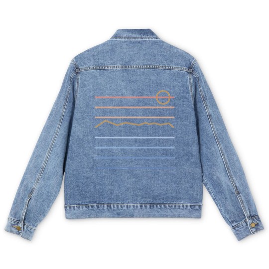 Discover Mountain Sun - Mountain - Men's Denim Jackets