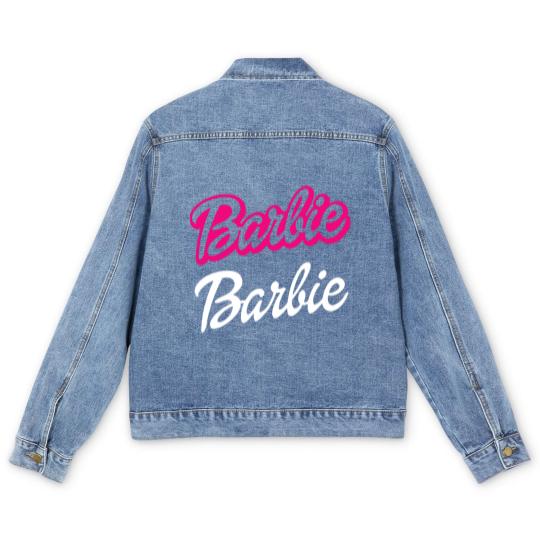 Discover Barbie Men's Denim Jackets, Barbie Movie 2023 Men's Denim Jackets, Party Girls Men's Denim Jackets, Doll Baby Girl, Birthday
