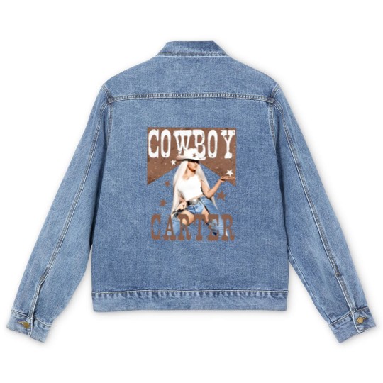 Discover Beyoncé Cowboy Carter Tour Men's Denim Jackets, Beyonce Cowboy Carter Song Concert Men's Denim Jackets