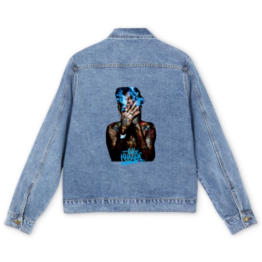 Discover Wiz Khalifa Men's Denim Jackets, Vintage Wiz Khalifa Hip Hop Rap Men's Denim Jackets