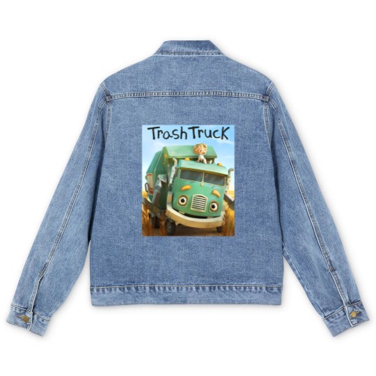 Discover hank and trash truck cartoon Men's Denim Jackets